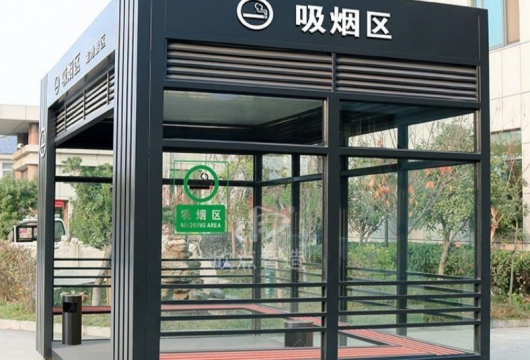 工廠和園區(qū)室外吸煙亭都長什么樣？